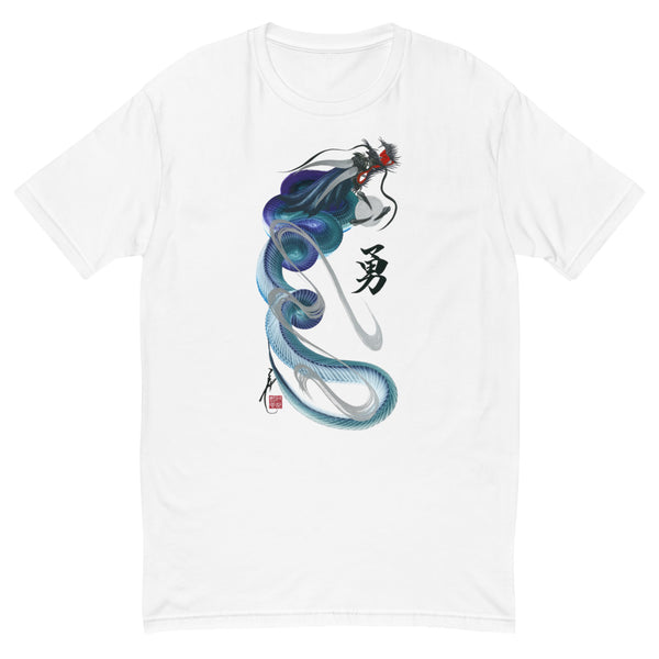 Blue dragon t-shirt with 